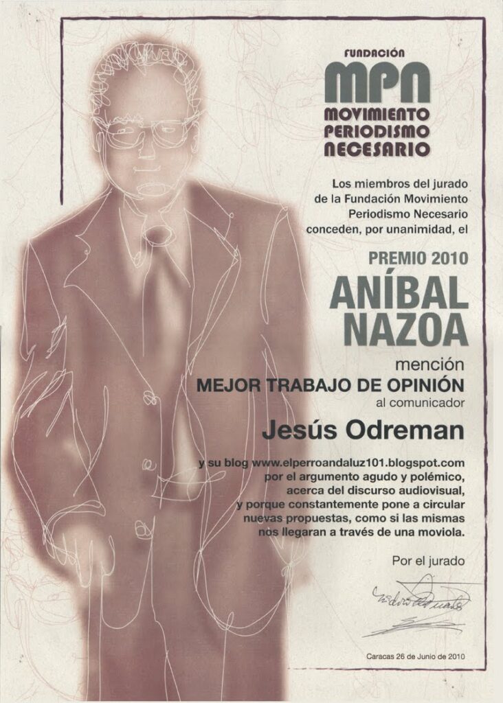 premioanibal nazoa Jodreman